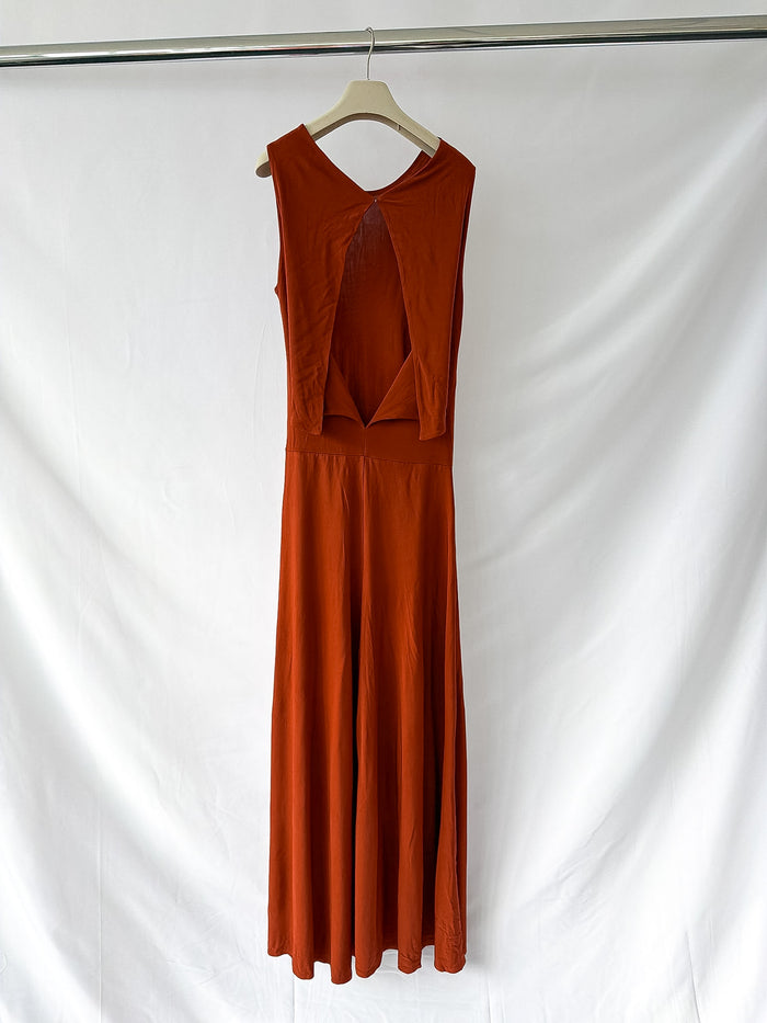 By Malene Birger Straight Leg Cut-Out Back Jumpsuit