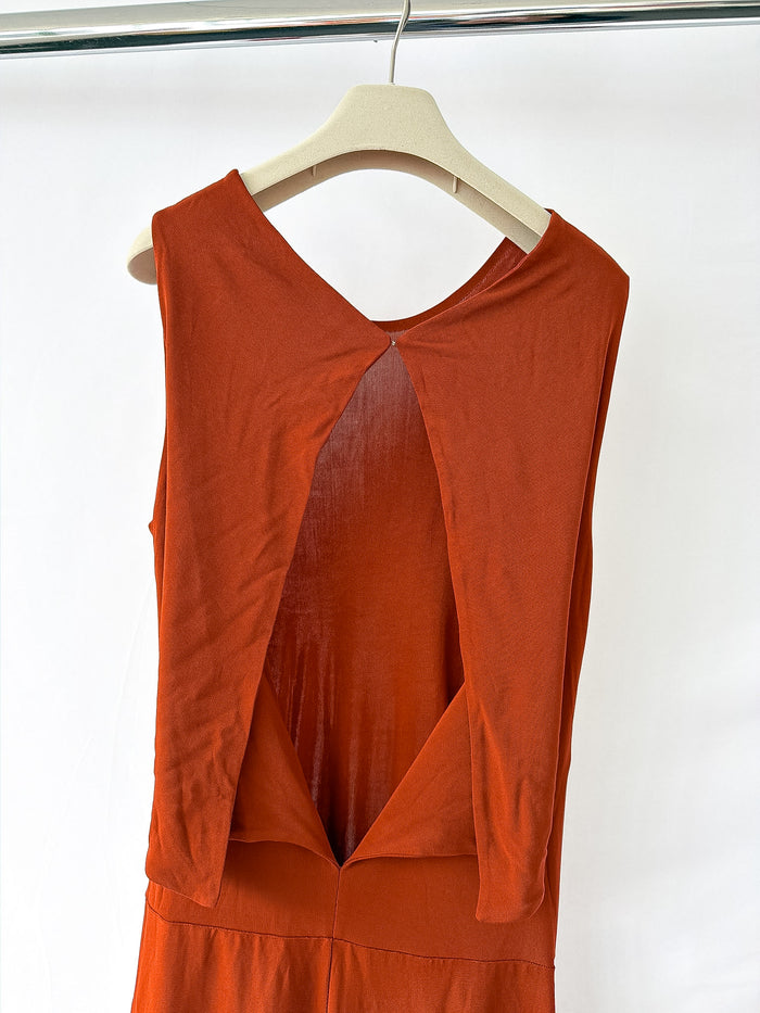 By Malene Birger Straight Leg Cut-Out Back Jumpsuit