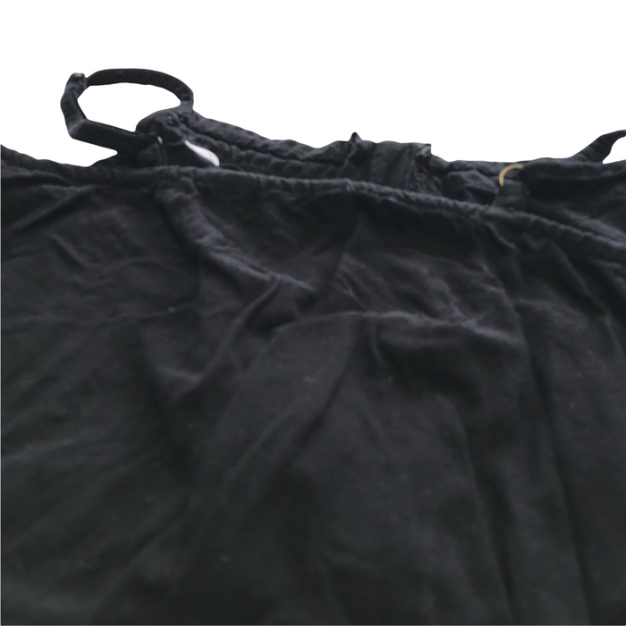 Candy Couture 8-9 years black stud detailed playsuit