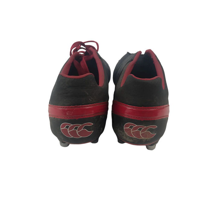 Canterbury size UK 8 black and red rugby boots