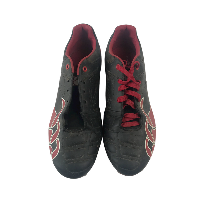 Canterbury size UK 8 black and red rugby boots