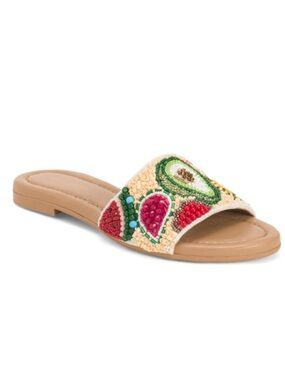 Caroline Constas Beaded Tutti Fruiti Sandals (EX-DISPLAY)