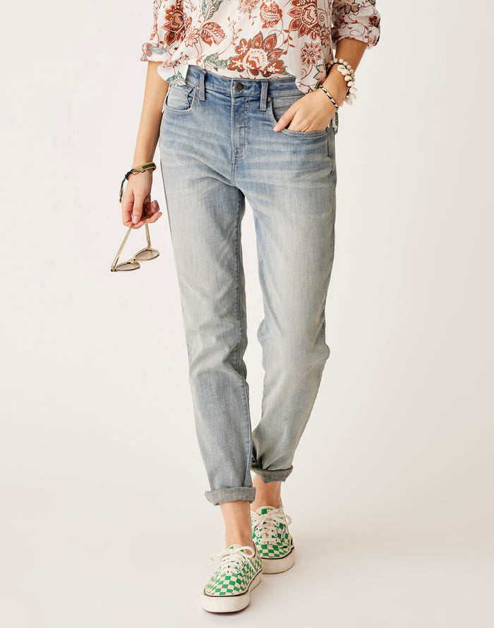 Carson Hi Rise Jean: Beach Blue