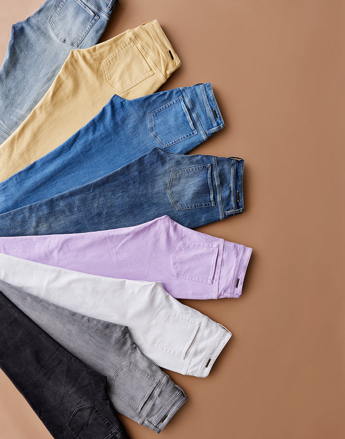Carson Hi Rise Jean: Soft Lilac - FINAL SALE
