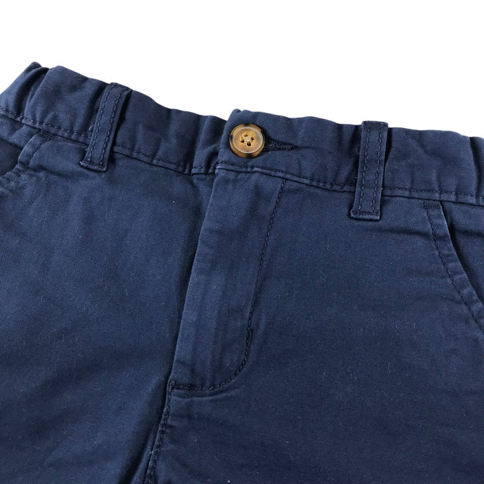 Carters 5-6 years navy plain chino style shorts