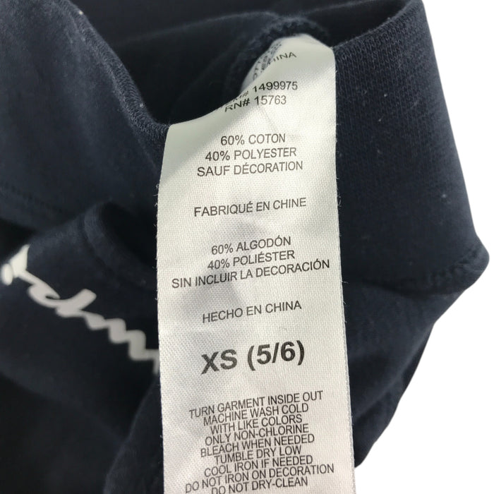 Champion 5-6 years navy blue jersey with elasticated waistband shorts