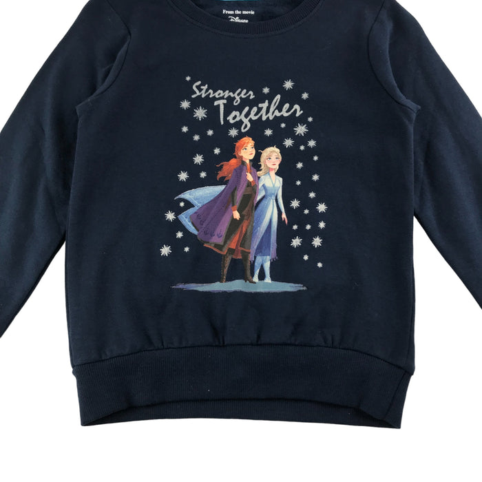 Character.com 6 years navy disney frozen cotton sweater