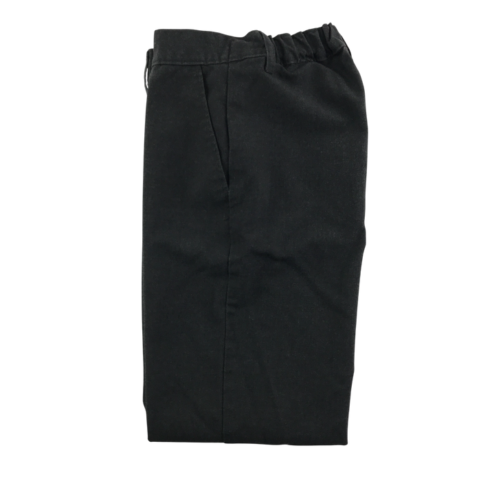 Charcoal boys adjustable waist school trousers
