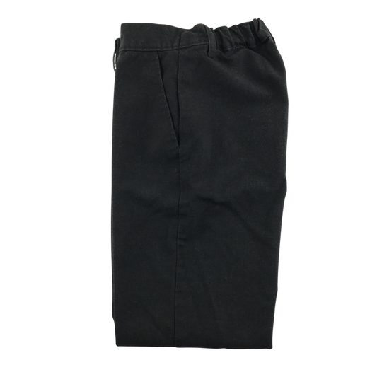 Charcoal boys adjustable waist school trousers