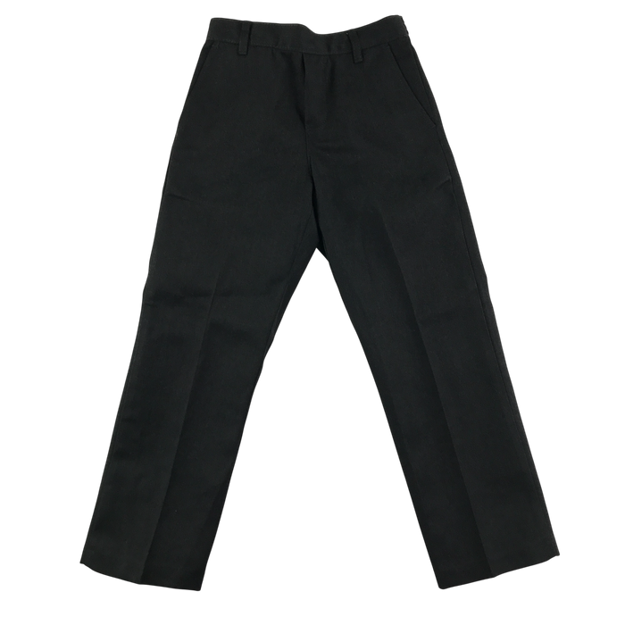 Charcoal boys elasticated waist school trousers