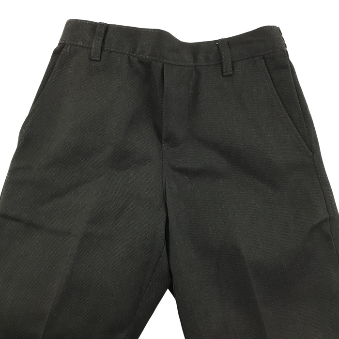 Charcoal boys elasticated waist school trousers