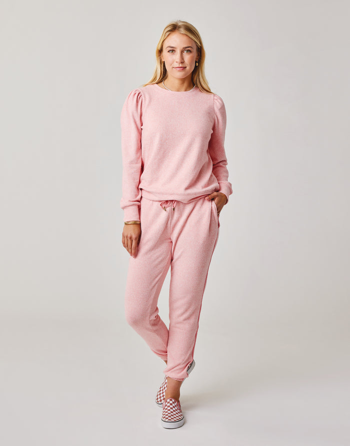Chelsea Jogger: Grapefruit Heather - FINAL SALE