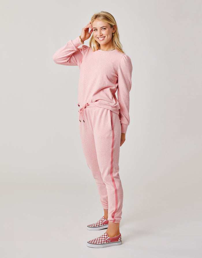 Chelsea Jogger: Grapefruit Heather - FINAL SALE