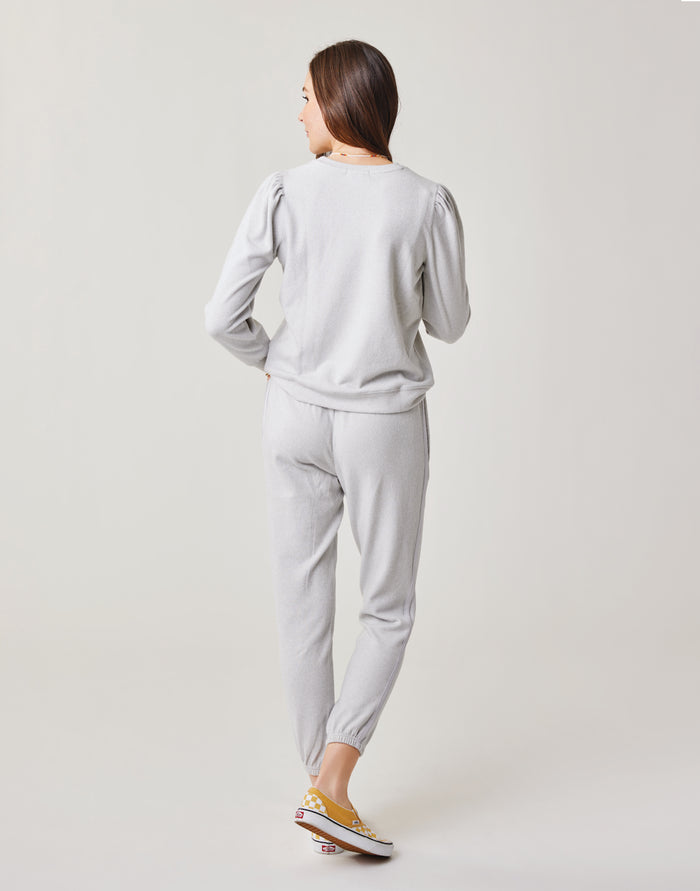 Chelsea Jogger: Light Grey Heather - FINAL SALE