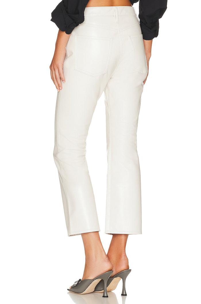 Citizens Of Humanity Isola Recycled Leather Cropped Boot Jeans