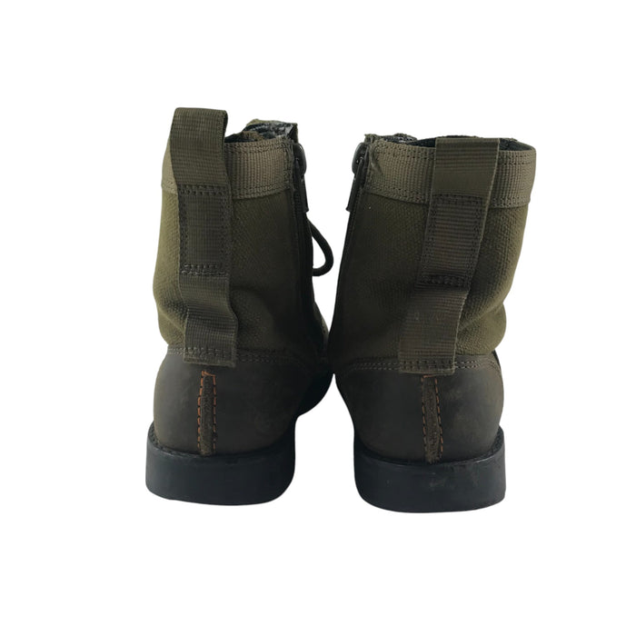 Clarks size 13g (jr) kharki high top boots