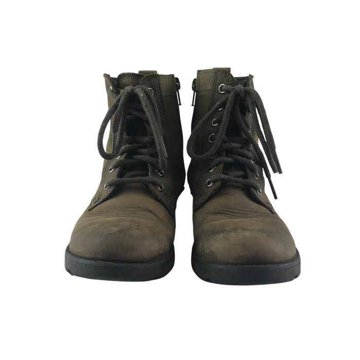 Clarks size 13g (jr) kharki high top boots