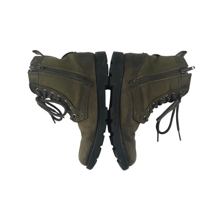 Clarks size 13g (jr) kharki high top boots