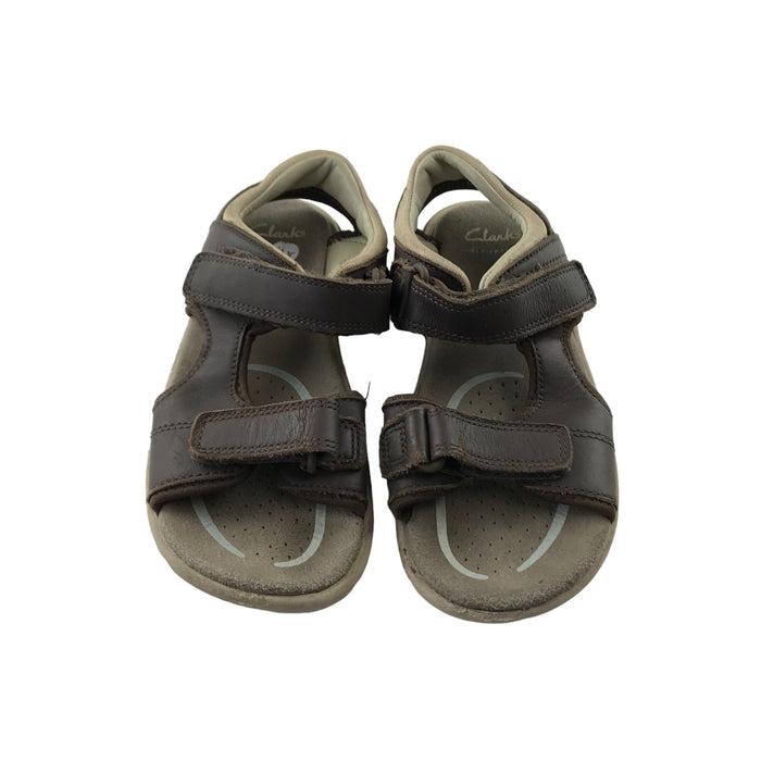Clarks size UK 11 grey strap sandals