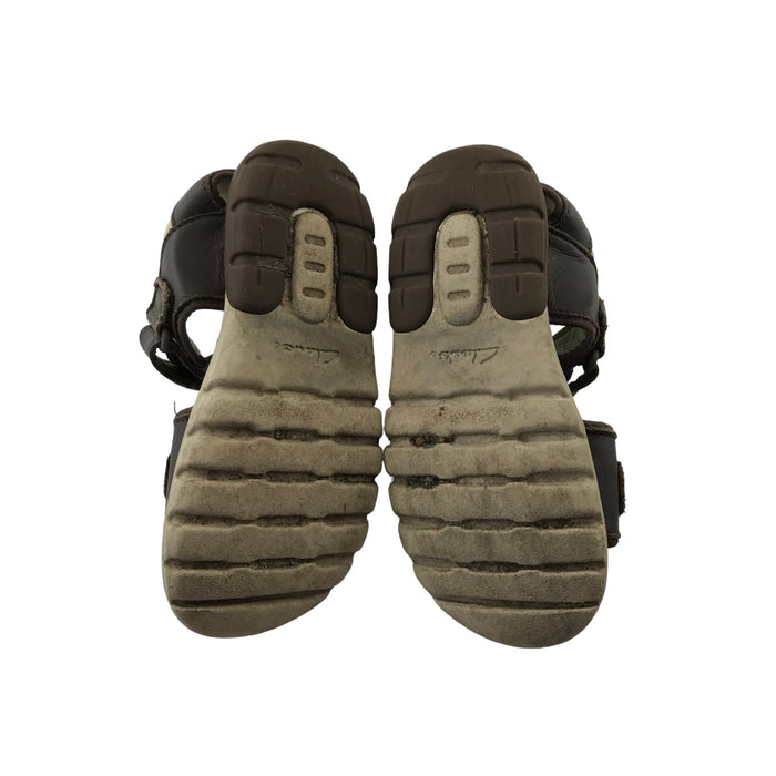 Clarks size UK 11 grey strap sandals