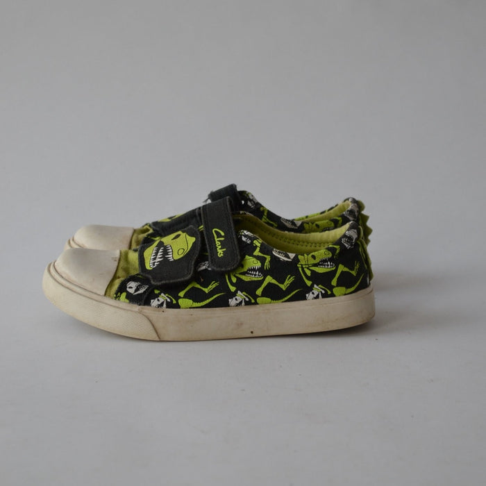 Clarks size UK 11 (jr) dinosaur trainers