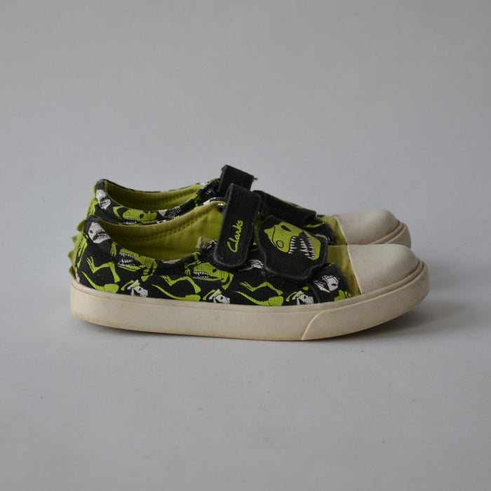 Clarks size UK 11 (jr) dinosaur trainers