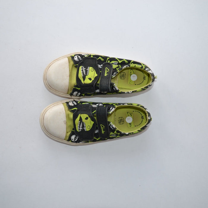 Clarks size UK 11 (jr) dinosaur trainers