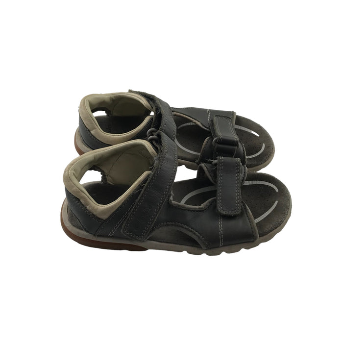 Clarks size UK 12.5 (jr) grey sandals