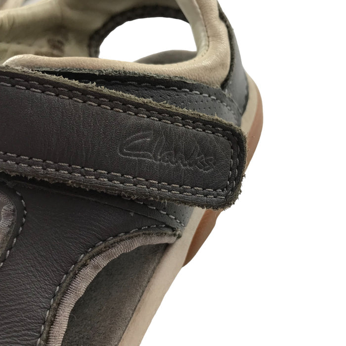 Clarks size UK 12.5 (jr) grey sandals