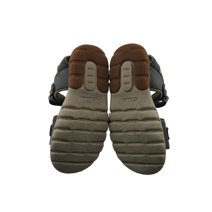 Clarks size UK 12.5 (jr) grey sandals