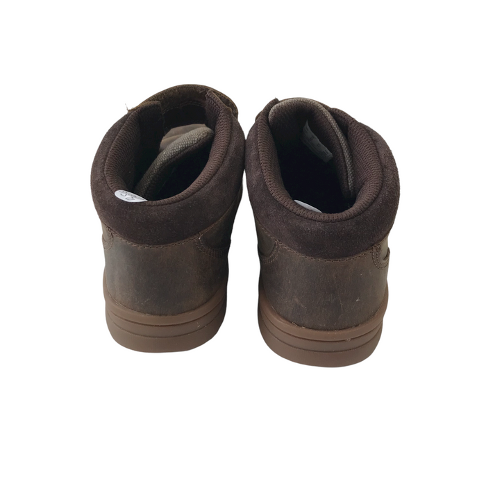 Clarks size UK 12.5g (jr) brown leather boots
