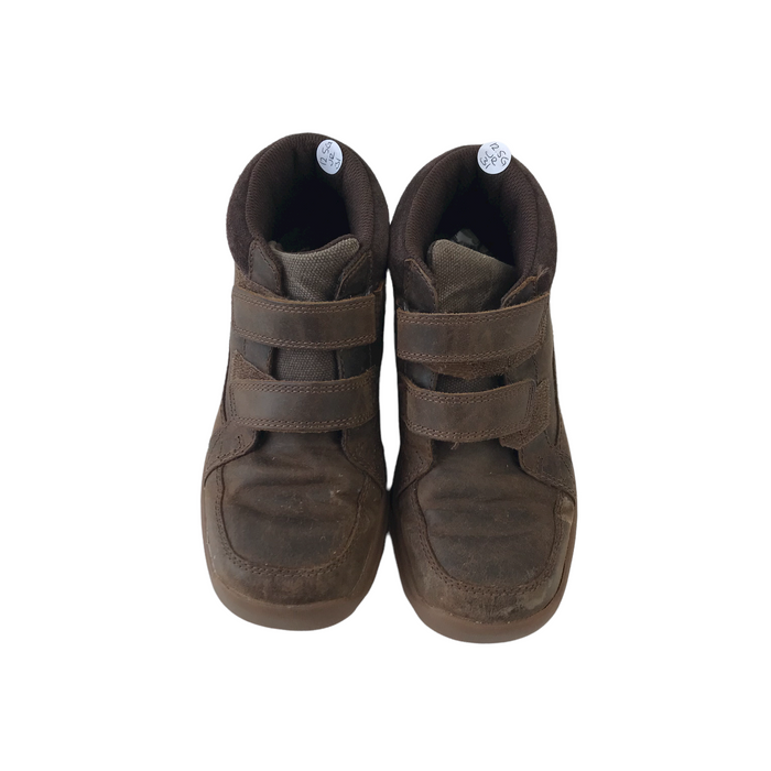 Clarks size UK 12.5g (jr) brown leather boots