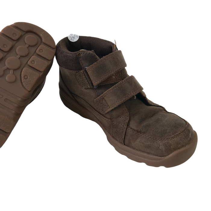 Clarks size UK 12.5g (jr) brown leather boots