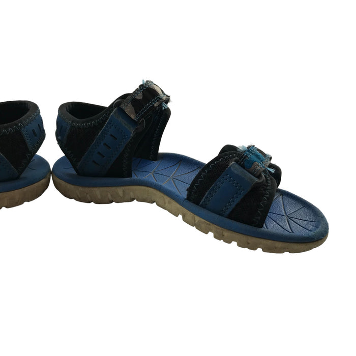 Clarks size UK 9 navy camo sandals
