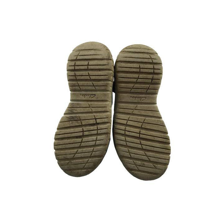 Clarks size UK 9 navy camo sandals