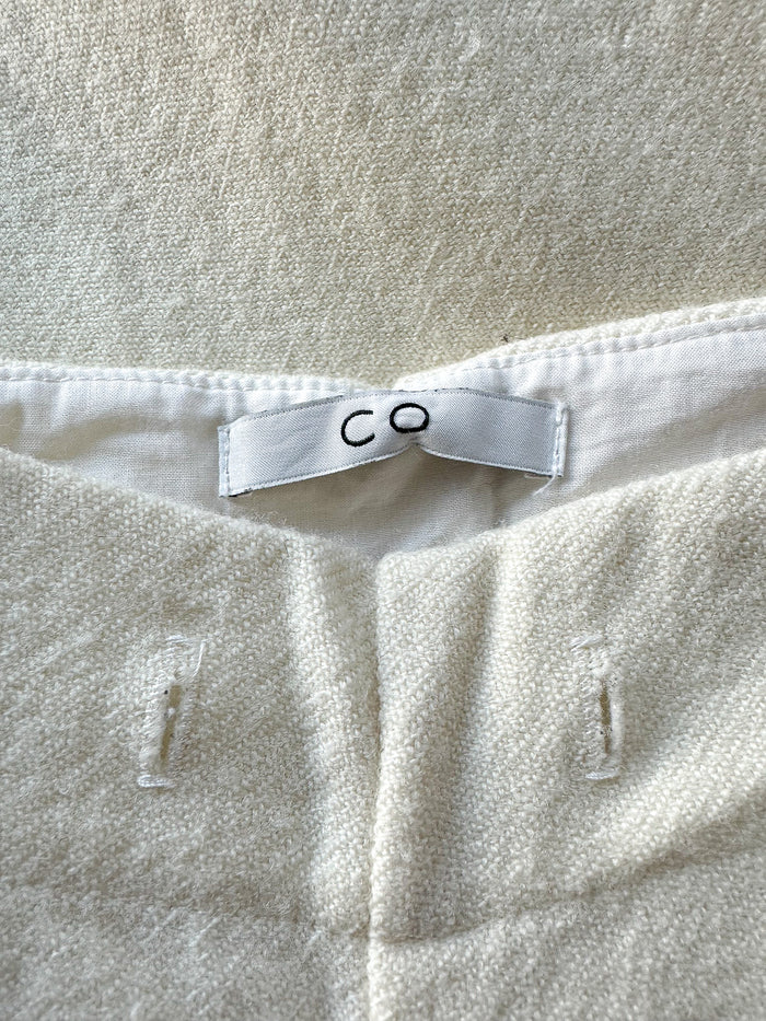 CO Collections Cream Straight Leg Trousers