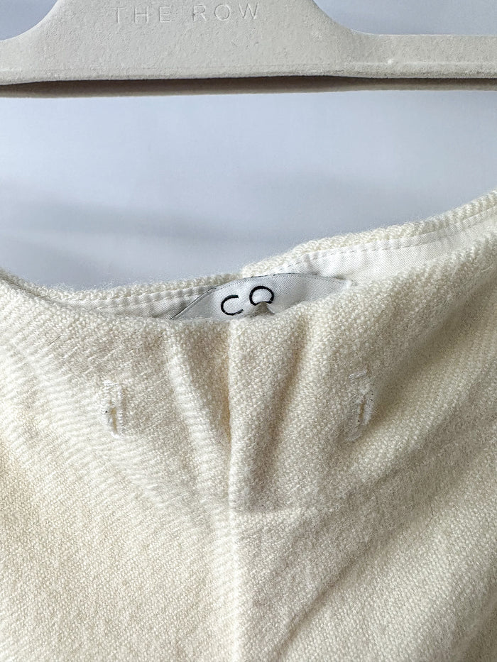 CO Collections Cream Straight Leg Trousers