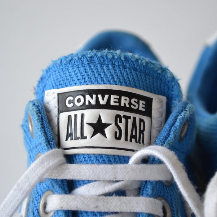 Converse size UK 12 (jr) blue canvas trainers