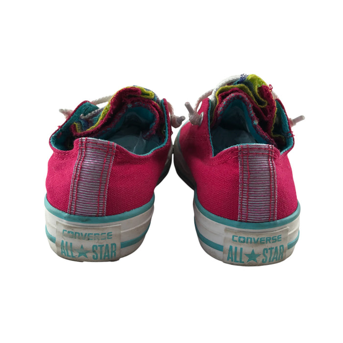 Converse size UK 12 (jr) pink trainers