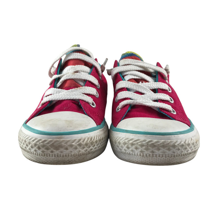 Converse size UK 12 (jr) pink trainers