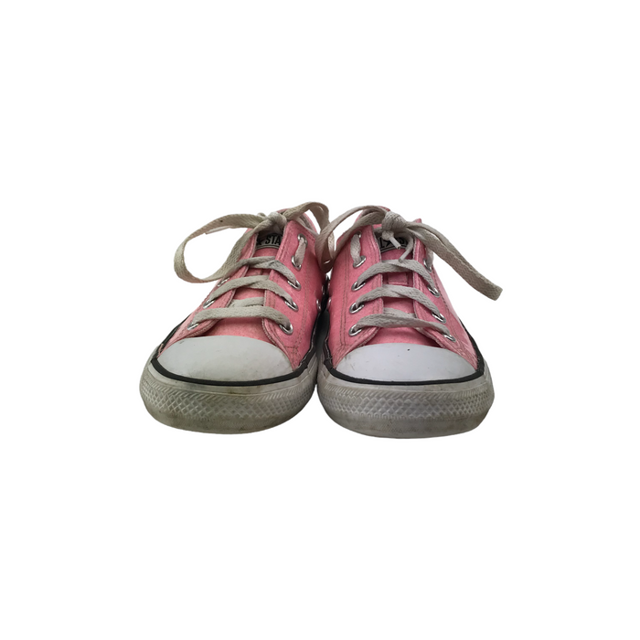 Converse  size UK 2 pink glittery trainers
