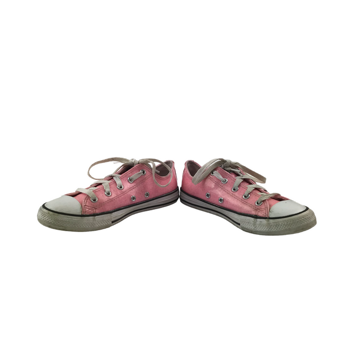 Converse  size UK 2 pink glittery trainers