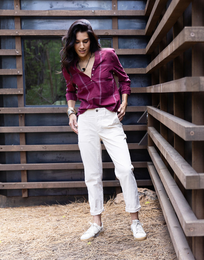 Corey Butter Pant: Birch - FINAL SALE