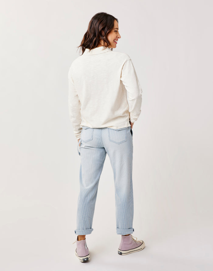 Corey Pant: Indigo Stripe - FINAL SALE