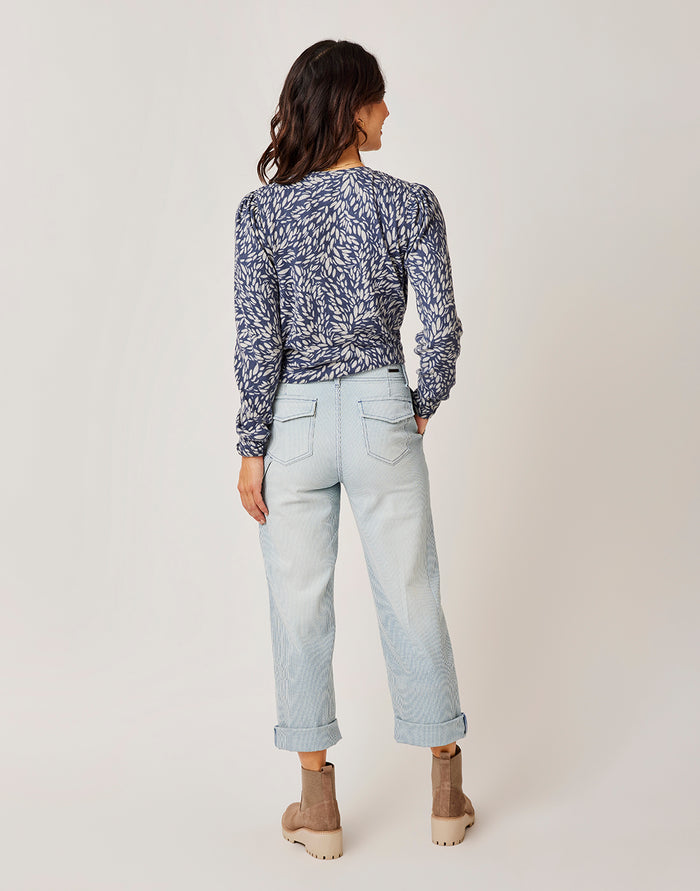 Corey Pant: Indigo Stripe - FINAL SALE