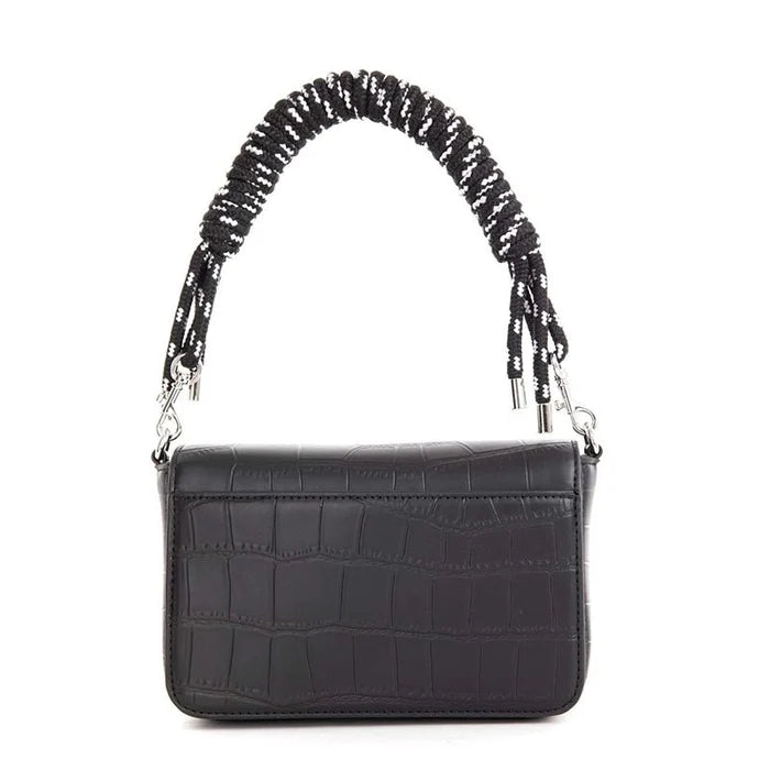 Versace Jeans Logo Twist - Handbag - Black - VB8 - Runner