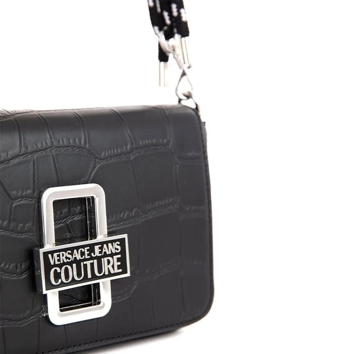 Versace Jeans Logo Twist - Handbag - Black - VB8 - Runner