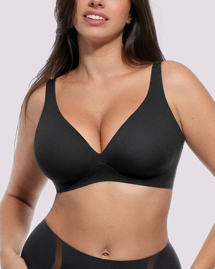 Curve Code™ LYCRA®FitSense™ Wireless V-Neck Bra