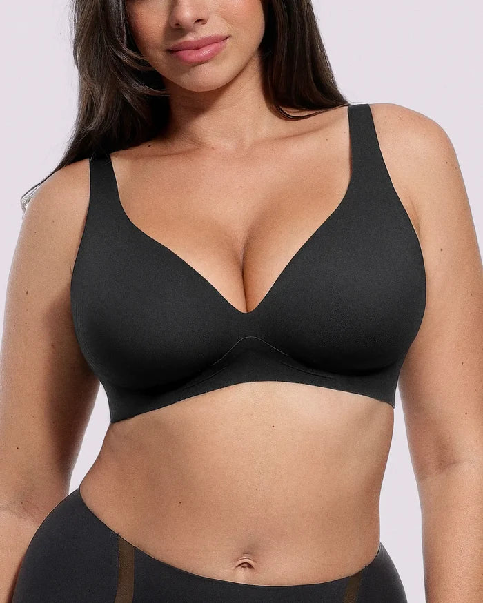Curve Code™ LYCRA®FitSense™ Wireless V-Neck Bra