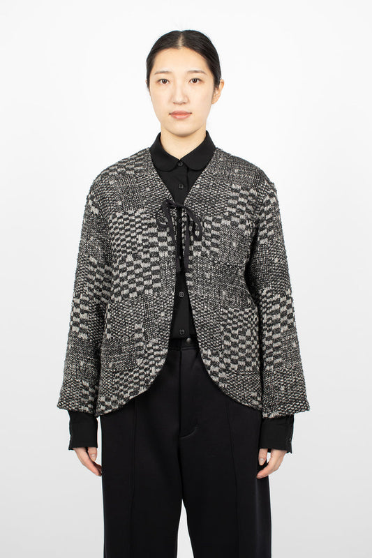 Cutaway Jacket Black/White